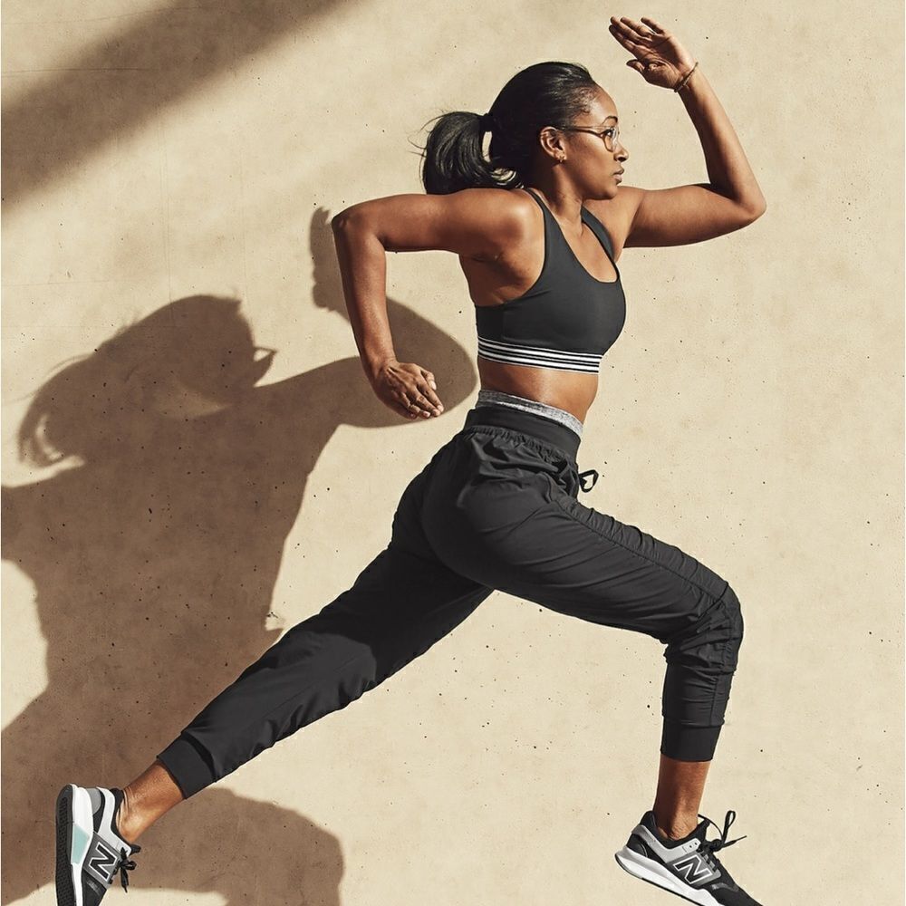 Athleta purple attitude pant 